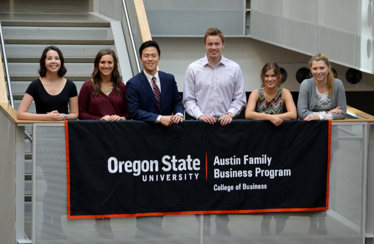 Austin Family Business students