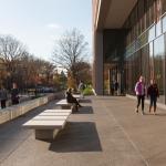 Austin Hall exterior seating